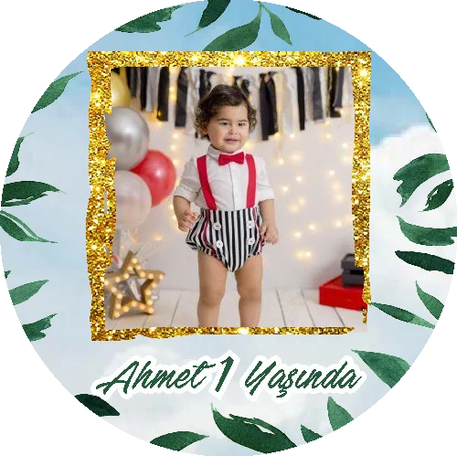 Safari Temalı yuvarlak Açacak Magneti